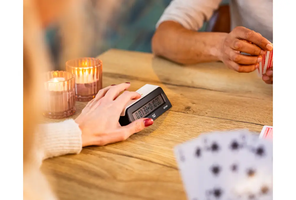 DGT 1001 Czarny - Zegar szachowy dla szkół i klubów